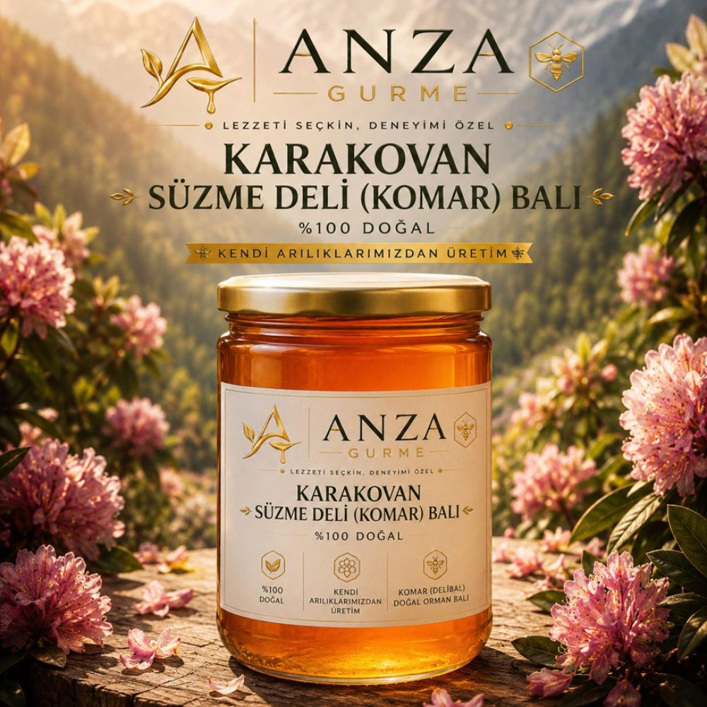 Süzme Komar Deli Bal 1000g
