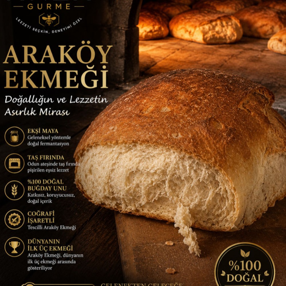 ANZA GURME ARAKÖY EKMEĞİ 3kg